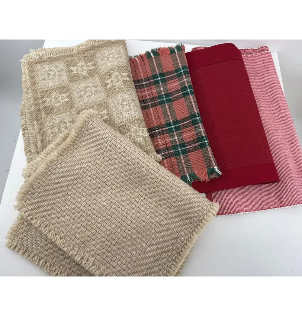 Placemats Set Of 2 Each Pattern 10 Total Cottagecore Farmhouse Tablescape Rustic